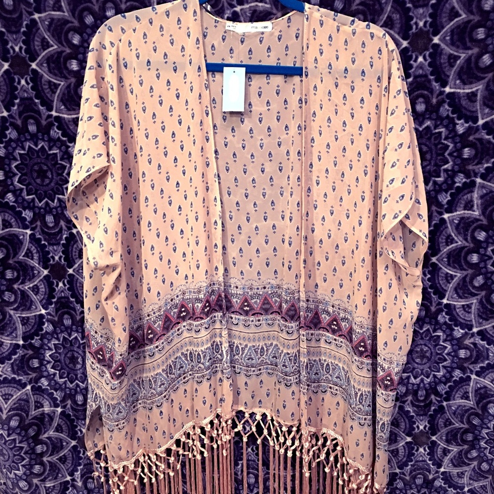 NWT Maurices Small / Medium S/M Kimono Sheer